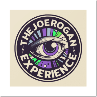 Trippy Eye Logo Art - Joe Rogan Experience Podcast Fan Art Posters and Art